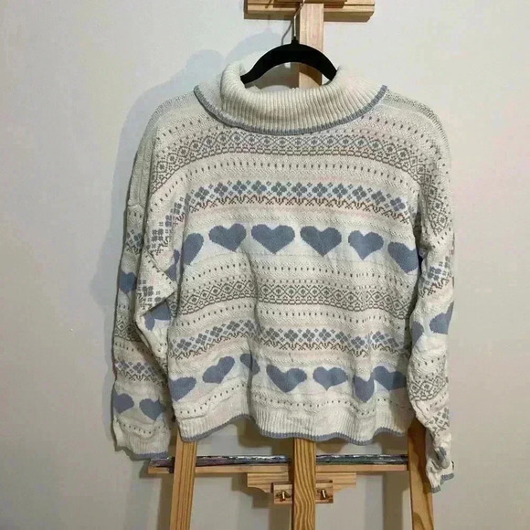 Vintage no brand pullover turtleneck sweater - Picture 3 of 6